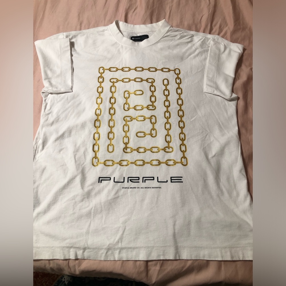 PURPLE BRAND SHORT SLEEVE TEE MEN